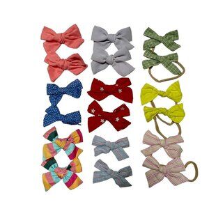 Little Poppy Co 18 Bow Pigtail Bundle